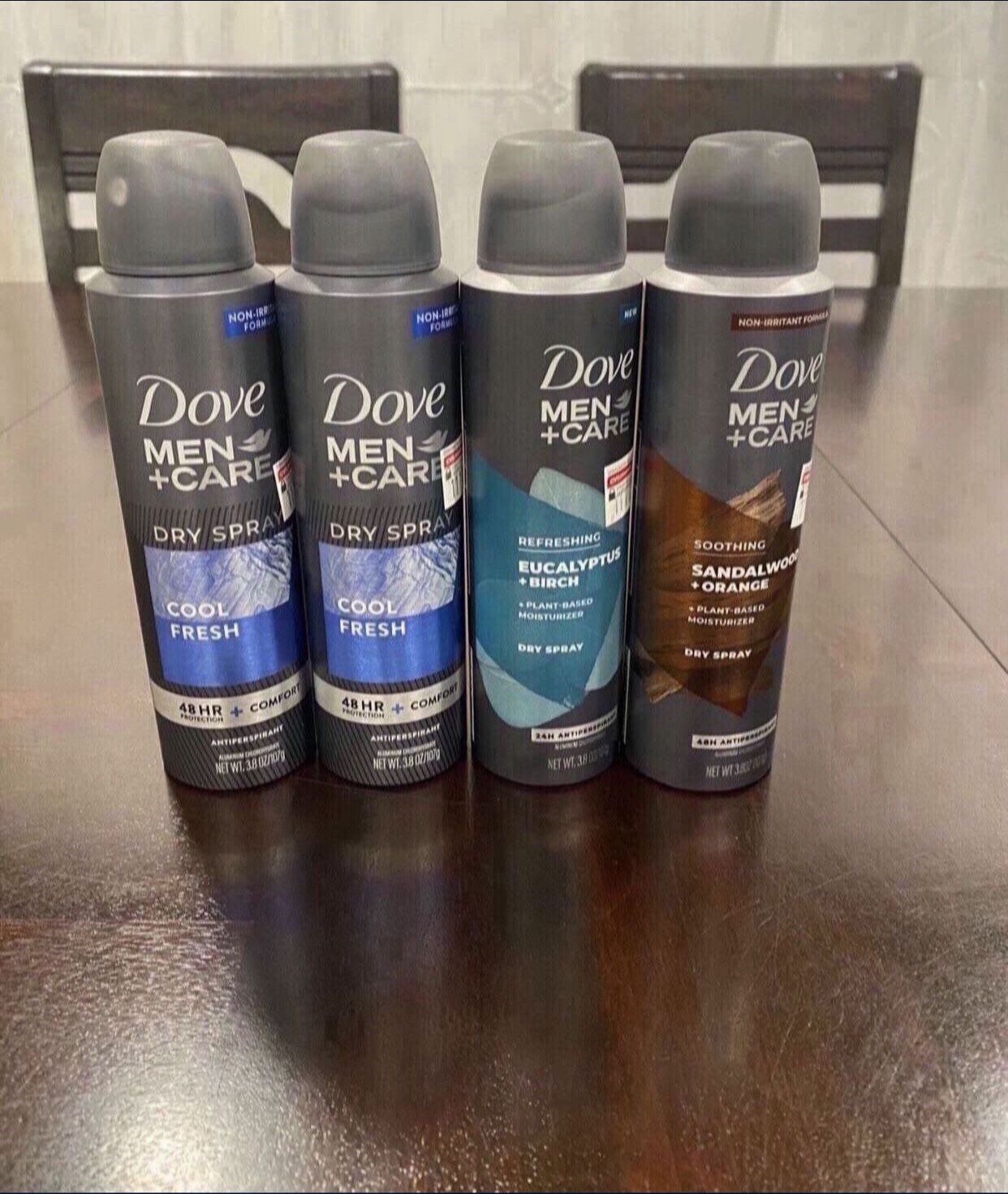 Dove Men + Care Dry Spray Bundle $20 Firm For All