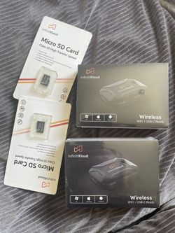 Infinitykloud Wireless x 2 - 128gb micro sd x2 - NEW