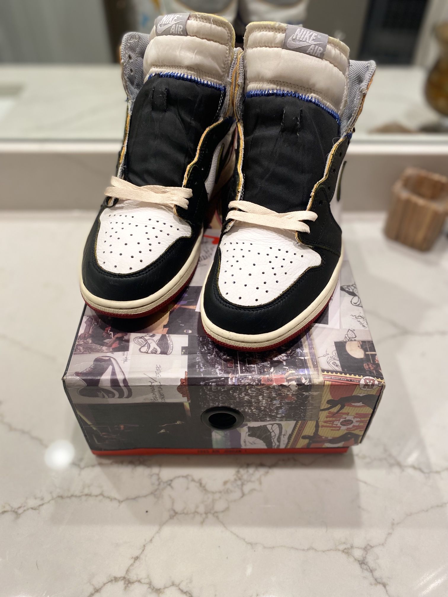 Union LA x Air Jordan 1 Retro High NRG “Black Toe”