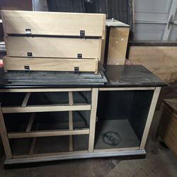 Solid Wood Cabinet / Dresser Base – Project Ready