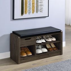 **SALE** Storage Bench and Shoe Cabinet With Pull Out Drawer! 3 Colors! 
