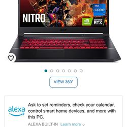 Acer Nitro 5 gaming Laptop 