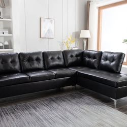 Vintage Black Sectional & Couch Sofa Options 