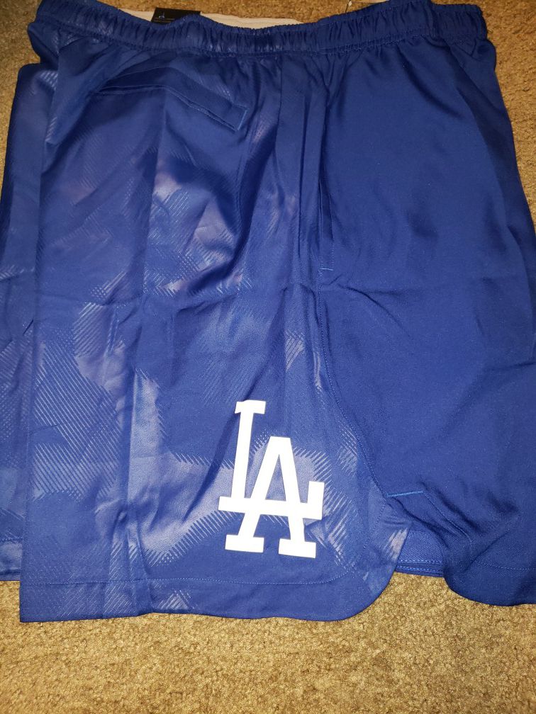 Los Angeles Dodgers Nike Authentic Collection Team Logo Performance Shorts - Royal Size 2XL
