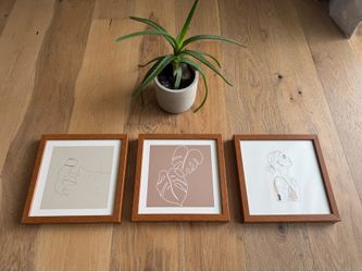 Neutral Prints x 3 (11x11”)