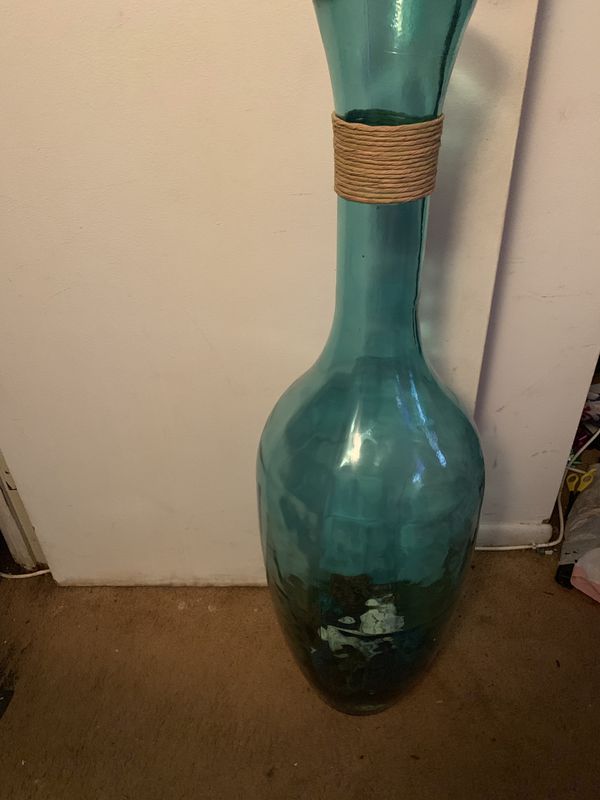 Teal Floor Vase For Sale In Severn Md Offerup
