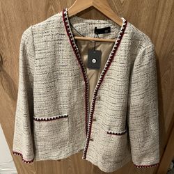 White Blazer Size L