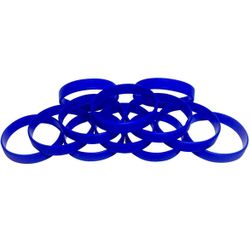 Royal Dodger Blue Silicone Wristband $2 EA Adults & Youth Available