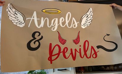 Banner , angels & devils