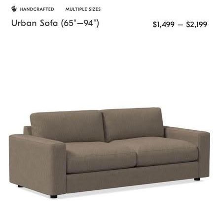 Urban Sofa (65–94)