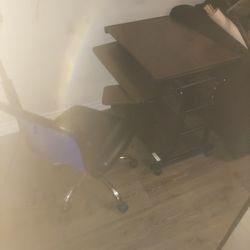 Computer Desk And Nice Chair