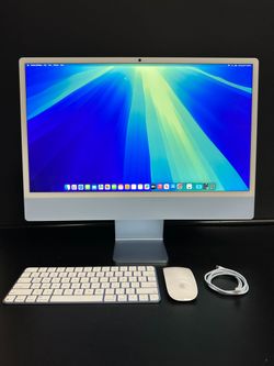 🔥FINANCE AVAILABLE🔥Apple - iMac 24-inch All-in-One - M4 chip - Built for Apple Intelligence - 8 Core CPU - 8 Core GPU-16GB Memory - 256GB SSD - Blue