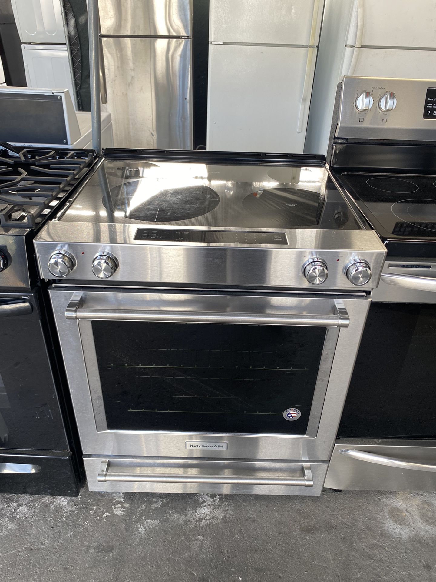 Kitchen Aid Slidden In Electric Stove 