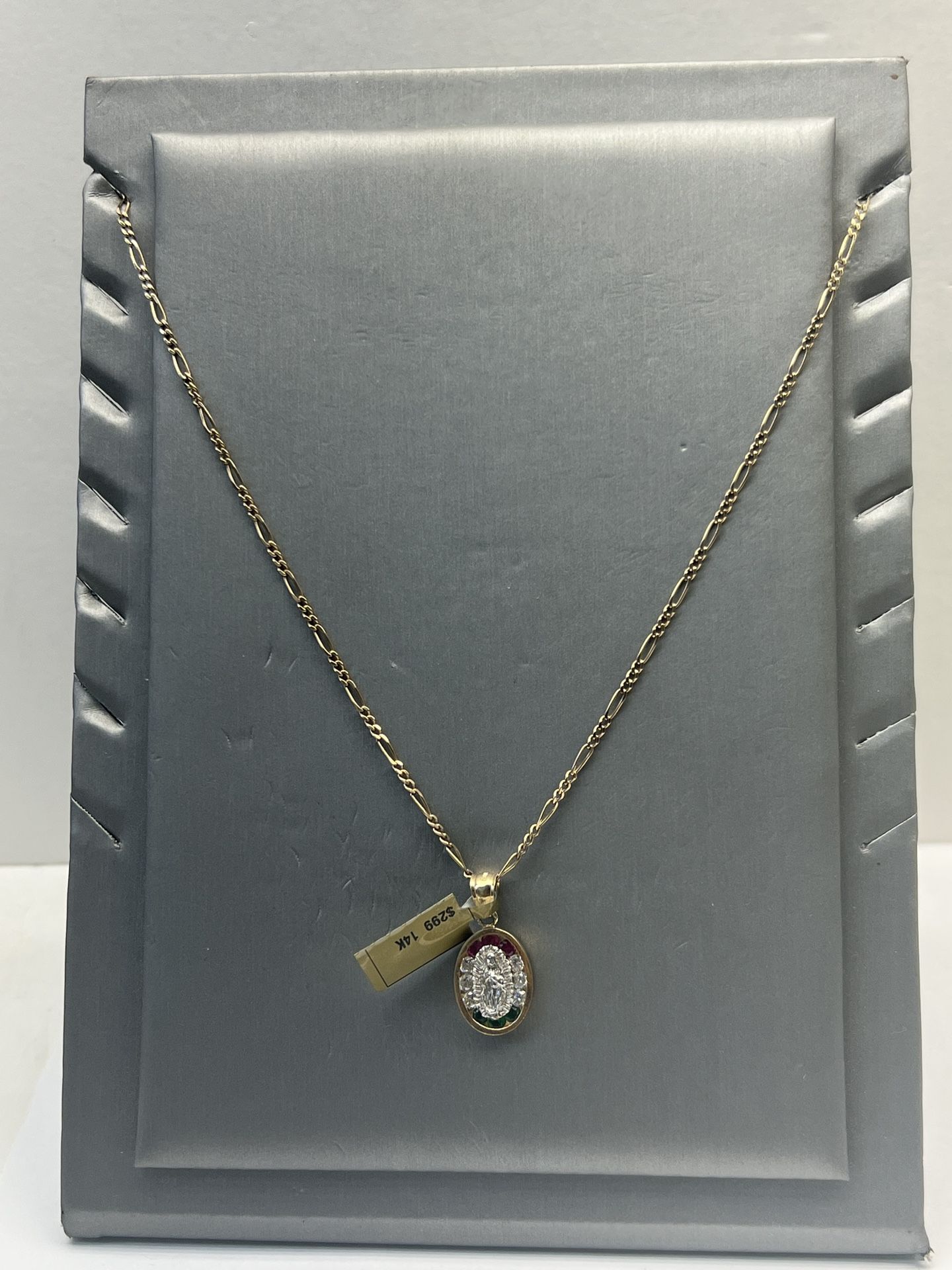 Gold Chain With Charm 14k 20 Inches