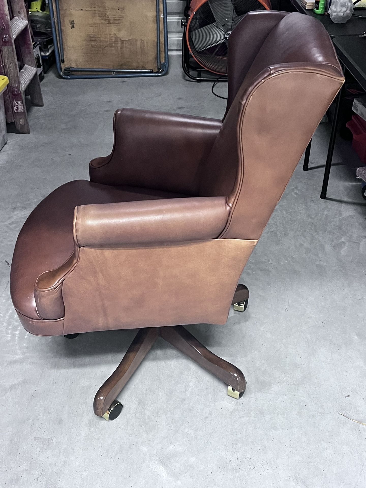 Leather office chair
