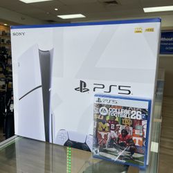 New! College Football 26 PS5 Game Bundle. Sony PlayStation 5 Disc Console With College Football 26! Own It Today With Easy Financing Options!