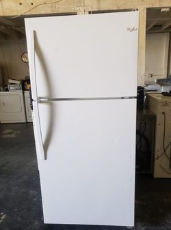 Whirlpool Top Mount  White Refrigerator Fridge
