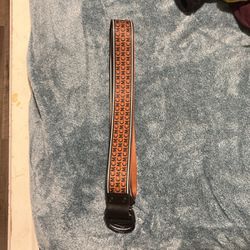 MCM Leather belt 35Inches Camel, Leather
