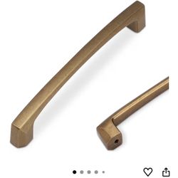 COTYKILEY 10 Pack 5Inch(128mm) Antique Brass Cabinet Pulls Vintage Brass Kitchen Cabinet Handles Cabinet Door Handles Kitchen Cabinet Hardware