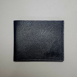 Men's Leather Wallet in Black 