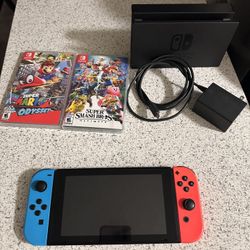 Nintendo Switch with Games