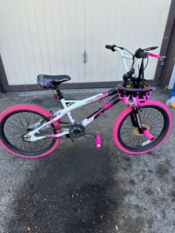 20" Kent Tempest Bike, Fits Riders 4'2" - 5', Pink/Black/White, Child, Unisex