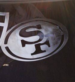 1/4 " Stainless steel 49er logo