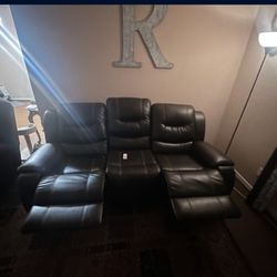 Leather Couch 