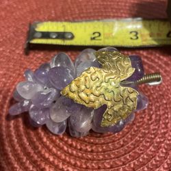 Vintage Amethyst Grape Cluster