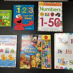 Toddler Kids Books Numbers Book With Sounds Draw Erase 