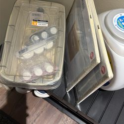 boxes, travel kit, storage cubes