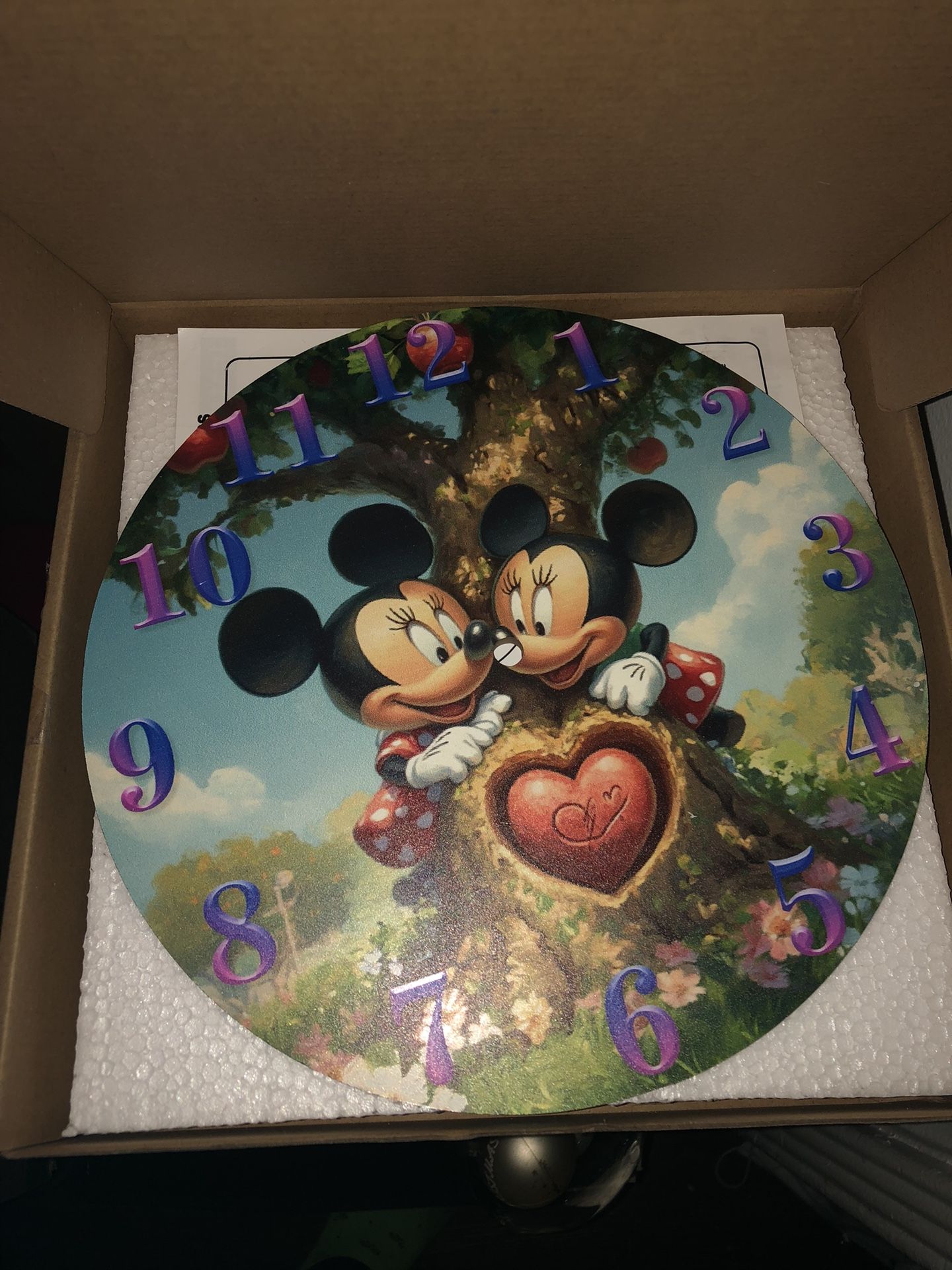 Brand New 2D Flat Mickey Mouse Clock