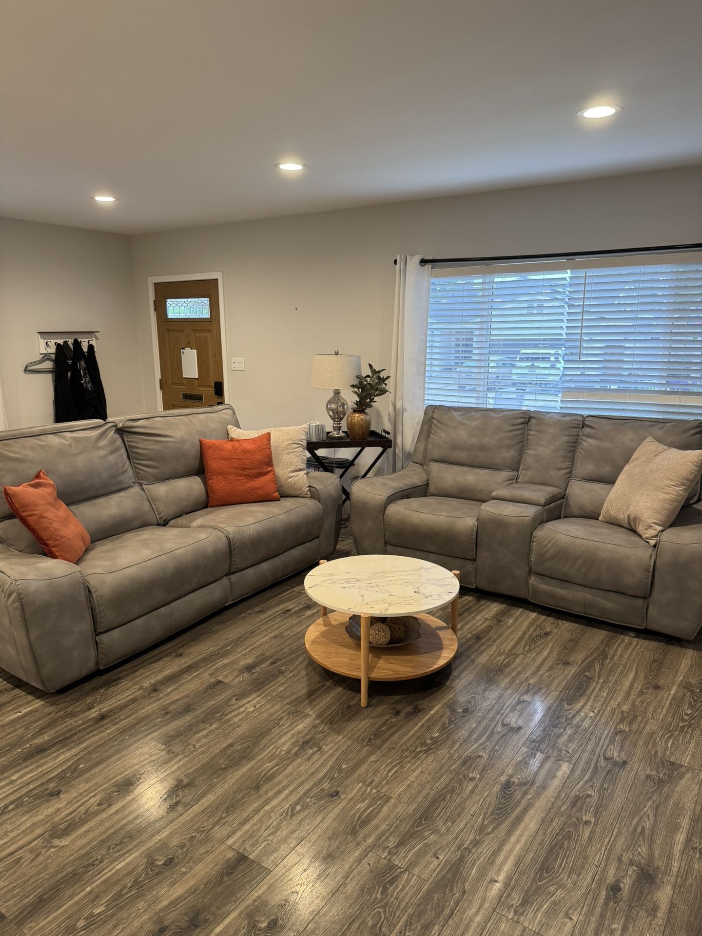 Reclining Couch And Loveseat Set