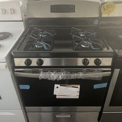 GE stainless steel gas stove