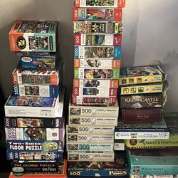 Variety Of Puzzles And Games