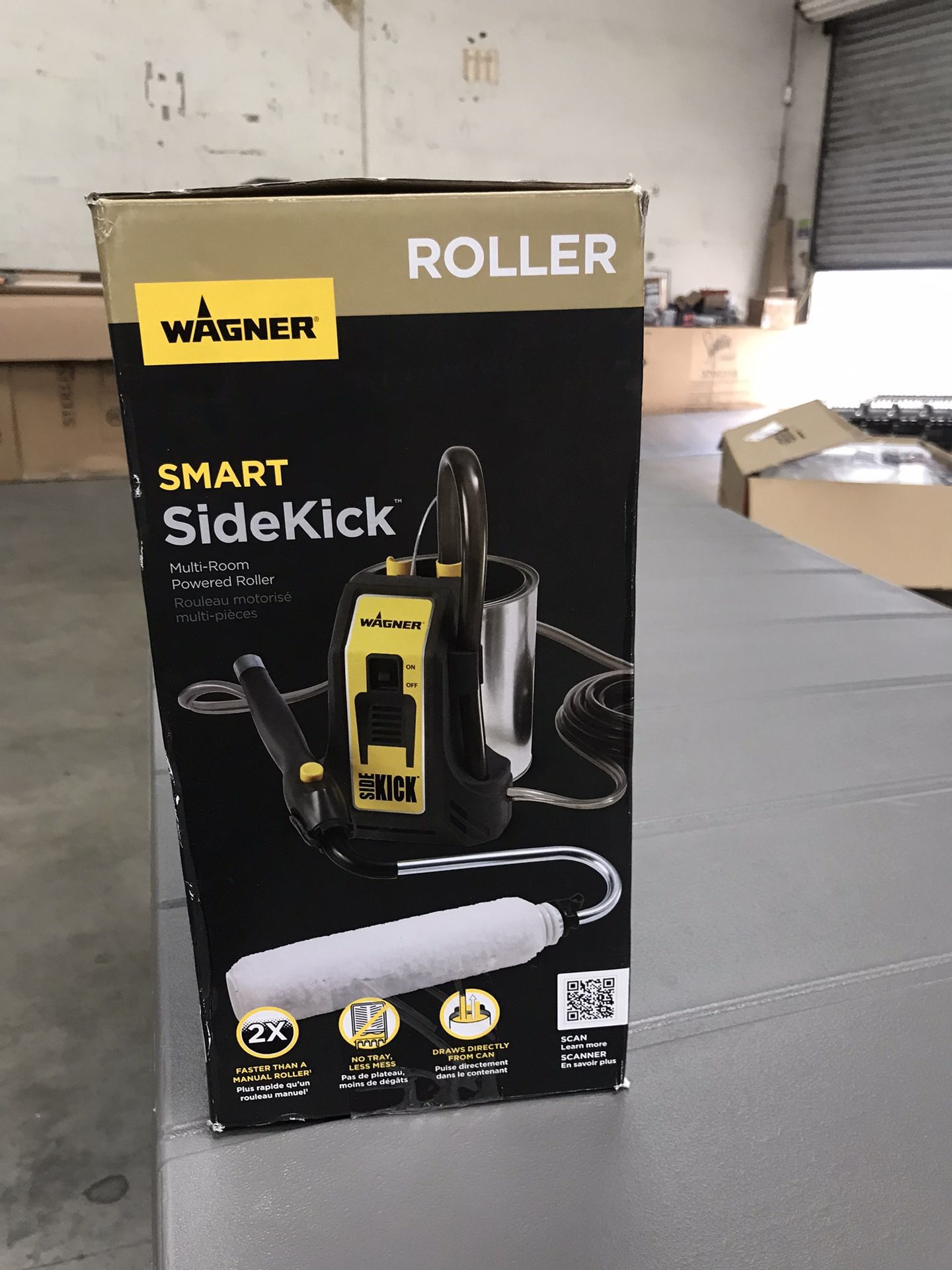 Wagner Smart Sidekick Roller with Inner Feed 9 in. Roller and 