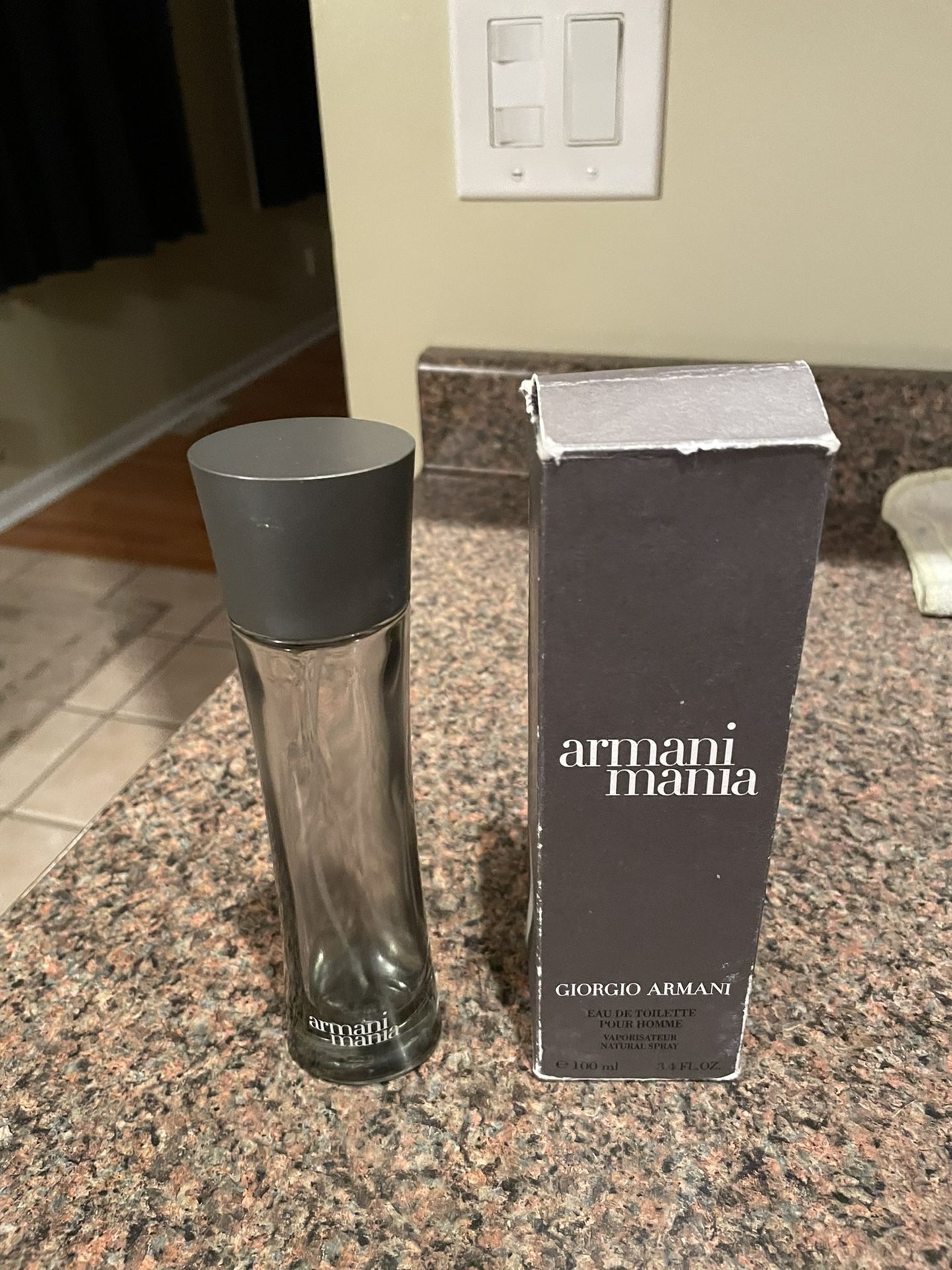 Armani Mania 3.4 Oz Bottle Empty With Box! for Sale in Lombard, IL