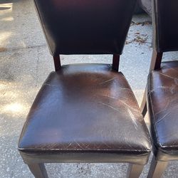 4 Padded dining chairs  Thumbnail