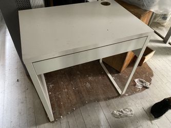 Study Table White With Drawer 