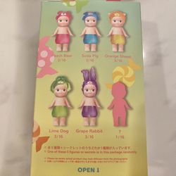 Sonny Angel Candy Store Series Mini Figure Charm Keychain Pink Blue Orange Green Purple