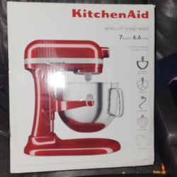 KitchenAid 7 Quart Bowl-Lift Stand Mixers with Accessories, Empire Red, 