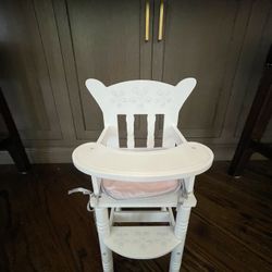Wooden Baby Doll High Chair