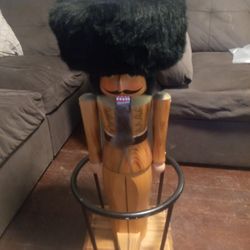 Vintage Pair of German Nutcracker Barstools by Volkmar Matthes