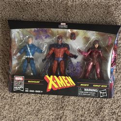 Xmen Marvel Legends Magneto Scarlet Witch Quicksilver 3 Pack