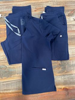 Navy blue scrub FIGS