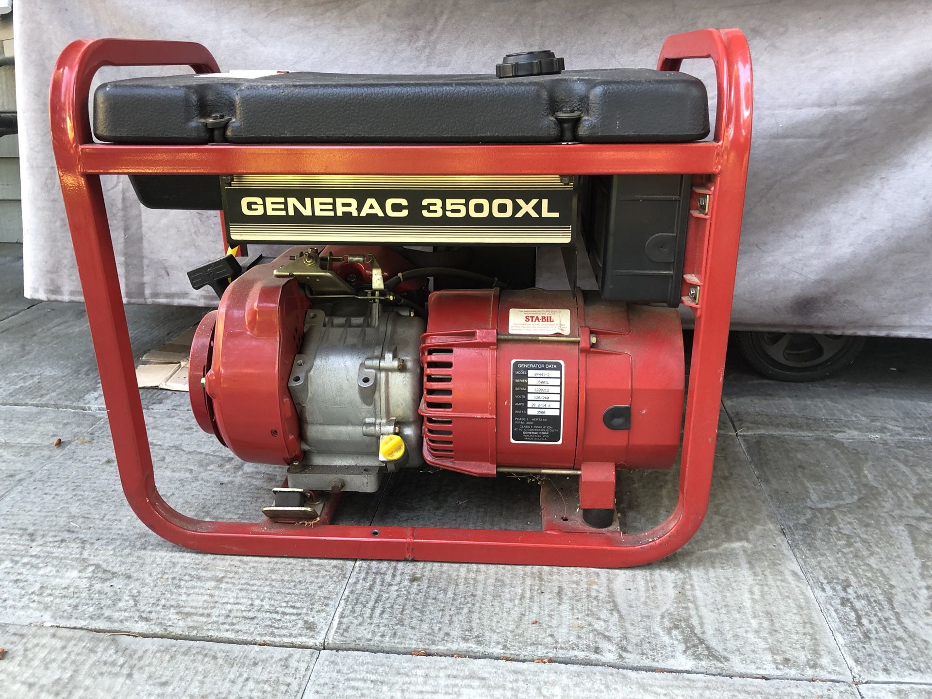 Generac 3500 XL Generator