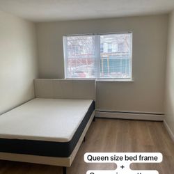 Queen Size Bed Frame And Mattress 