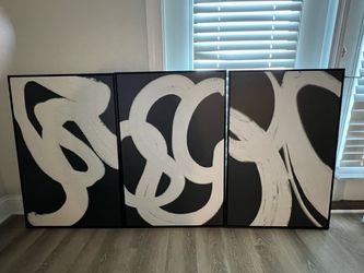Black and white painting