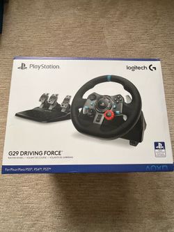 Logitech g29 racing wheel and pedals (lightly used)