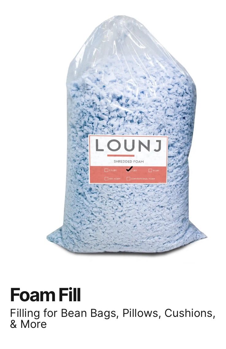 LOUNJ foam Filler - 40 Lbs